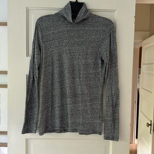Gap Turtleneck T-shirt, Heathered Grey - Size M